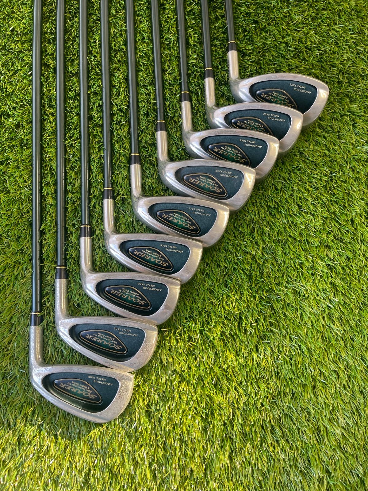 ミズノ アイアン 9本 右 MIZUNO SOARER M 47 スパイクレス アイアンセット 