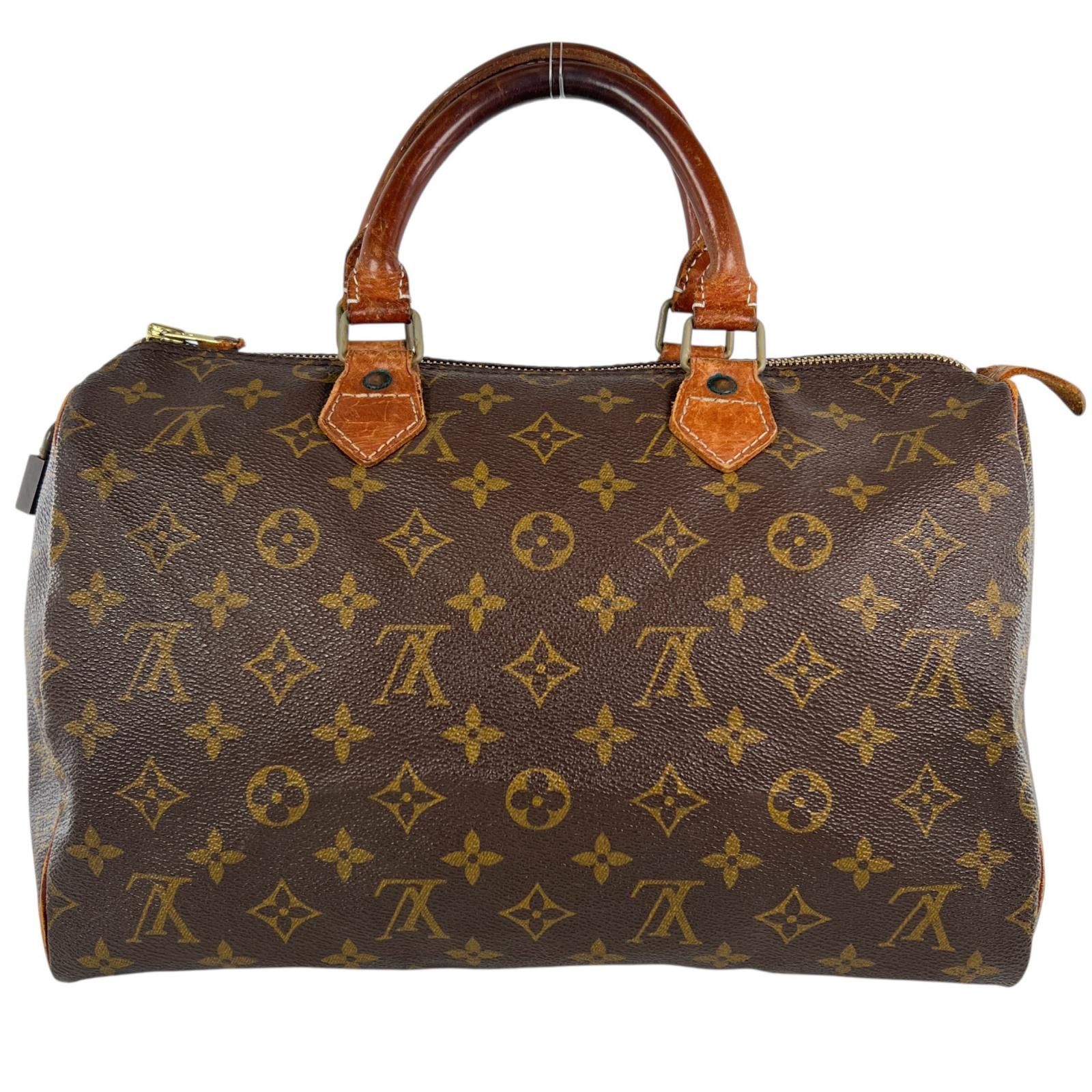 LOUIS VUITTON ルイ ヴィトン スピーディ30 M41526 ボストンバッグ モノグラムキャンバス モノグラム ブラウン レディース