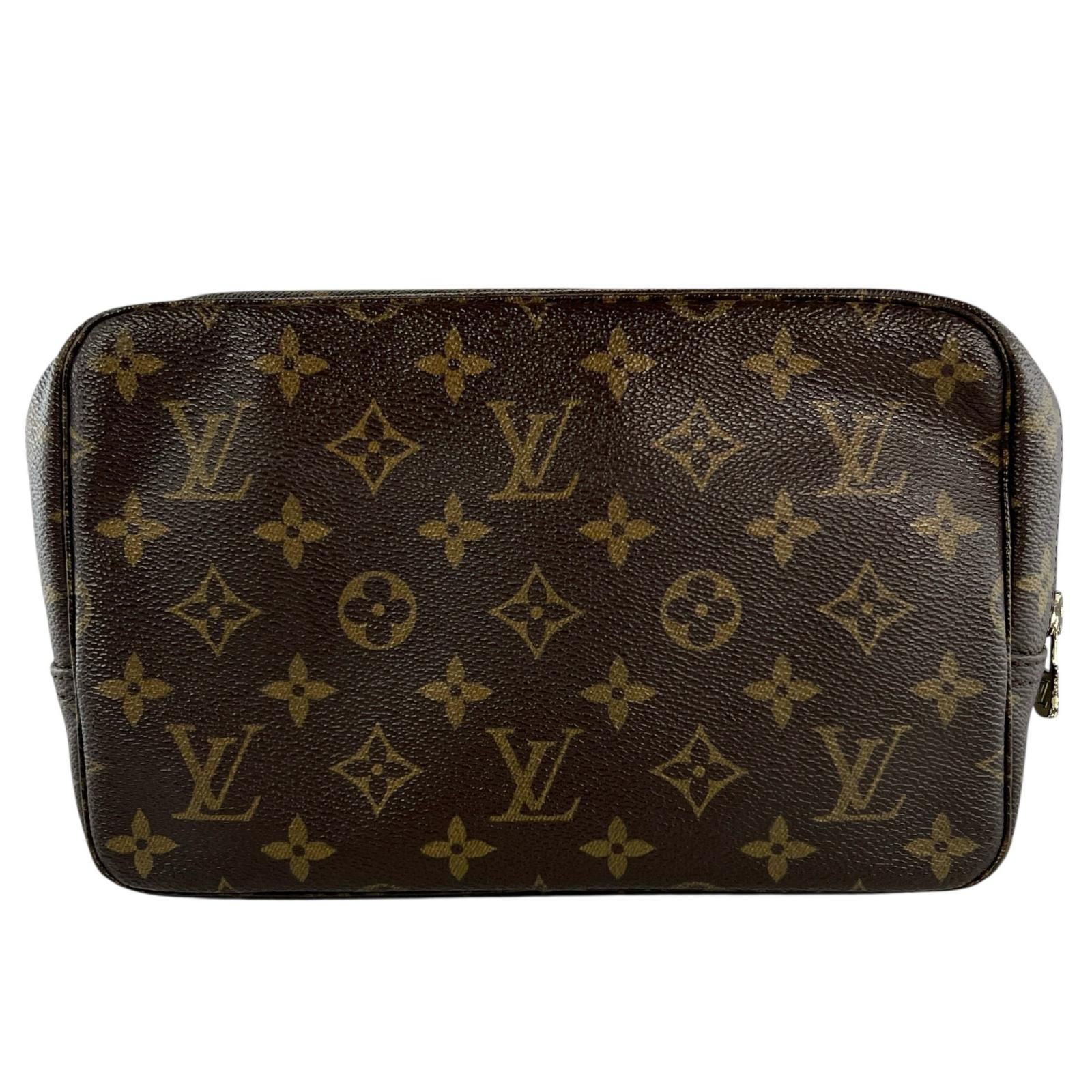 LOUIS VUITTON ルイ ヴィトン トゥルース トワレ M47524 クラッチバッグ モノグラムキャンバス モノグラム ブラウン レディース