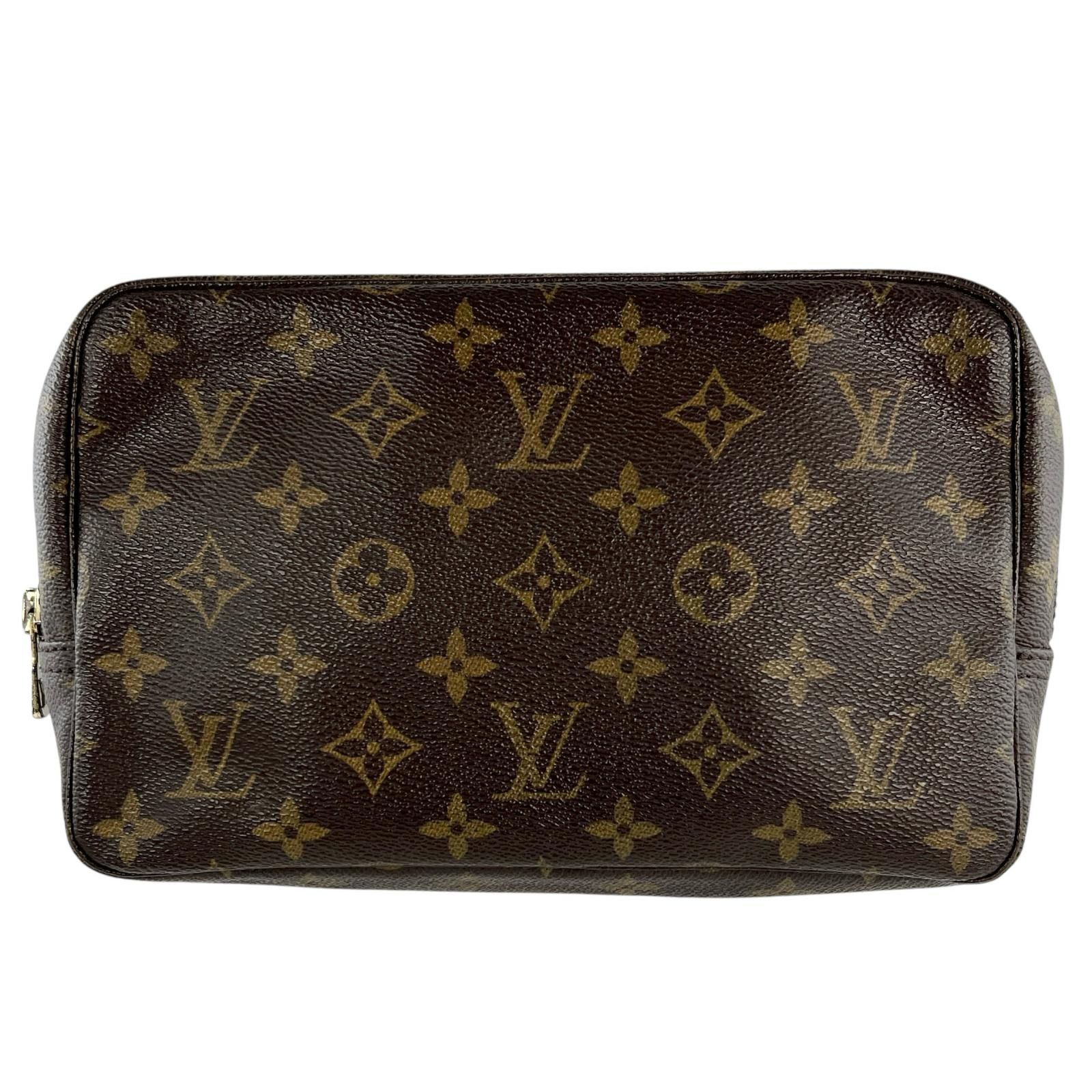 LOUIS VUITTON ルイ ヴィトン トゥルース トワレ M47524 クラッチバッグ モノグラムキャンバス モノグラム ブラウン レディース