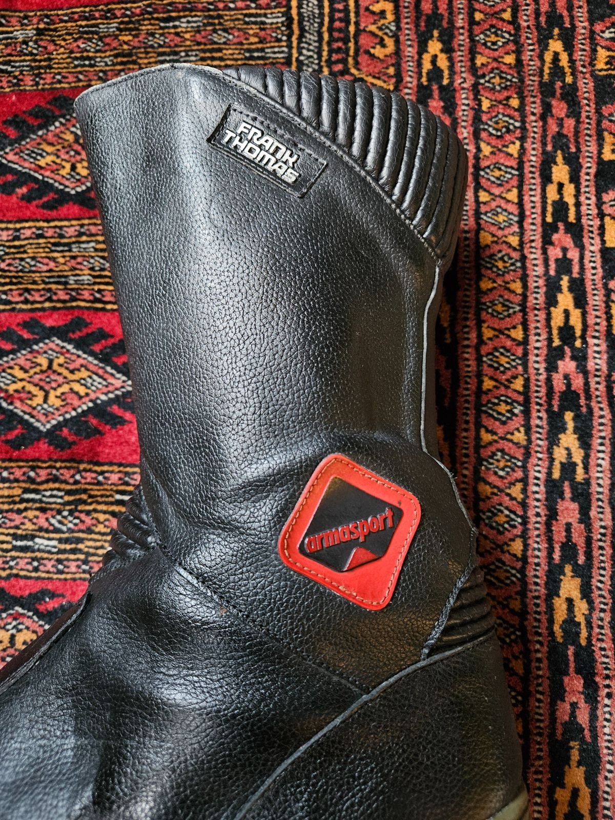 Vintage [FRANK THOMAS] Leather Boots - メルカリ