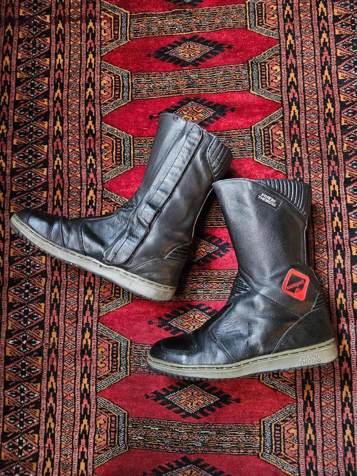 Vintage [FRANK THOMAS] Leather Boots - メルカリ