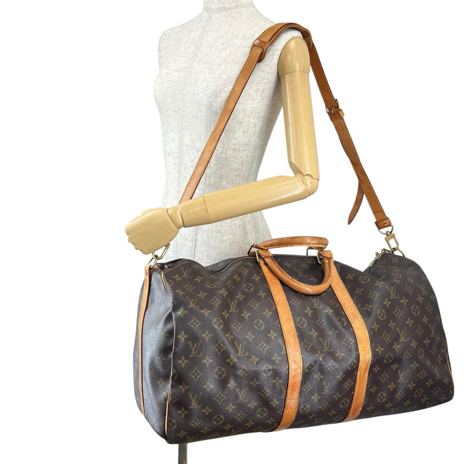 モノグラムグラセレザー ブラウン