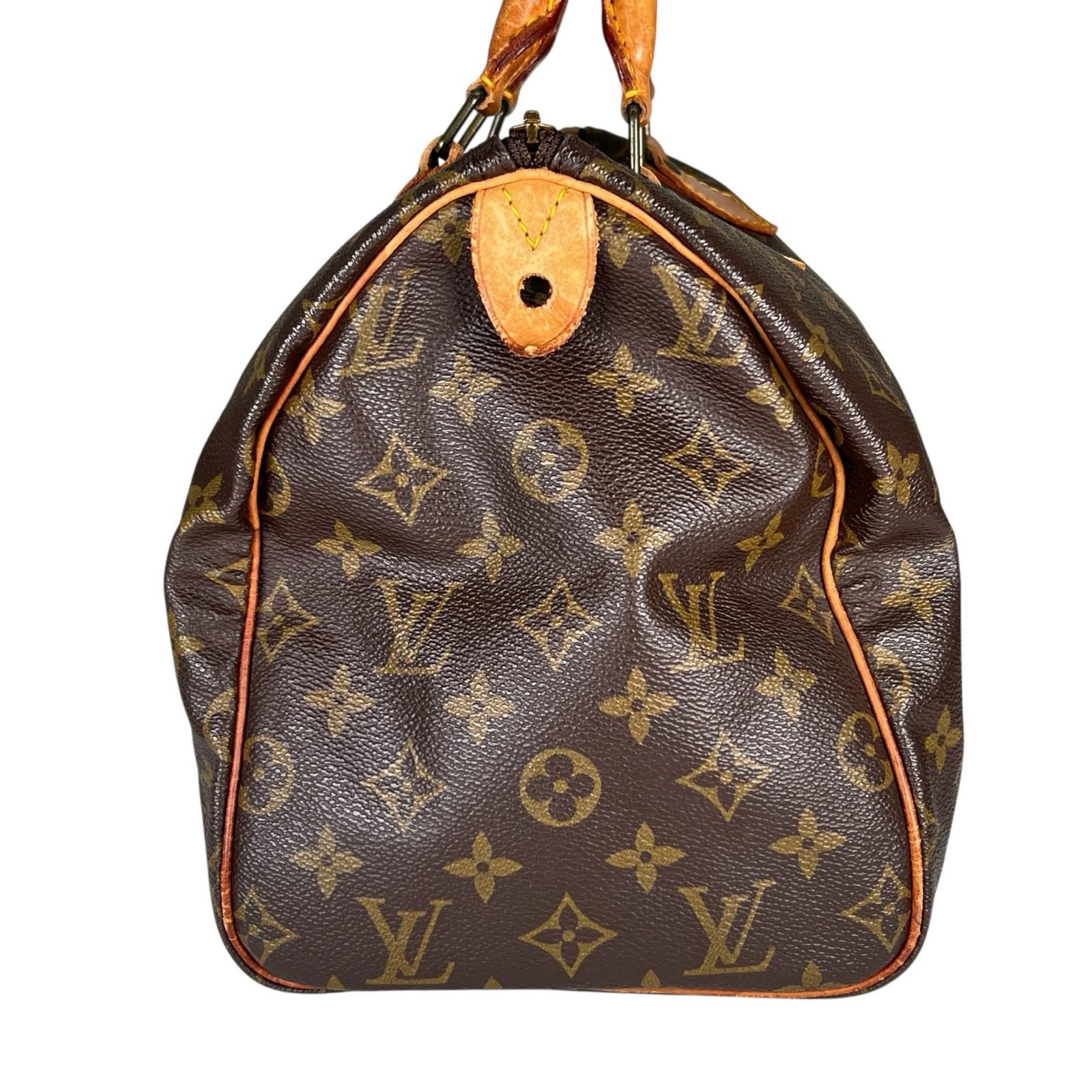  LOUIS VUITTON ルイ ヴィトン スピーディ30 M 41526 ボストンバッグ モノグラムキャンバス レザー ブラウン レディース ボストンバッグ 旅行用バッグ バッグ