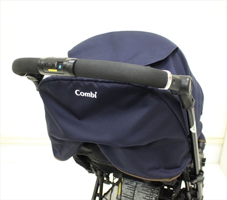 コンビ スゴカルα 4キャス compact HT ヘリンボンネイビー 完備品