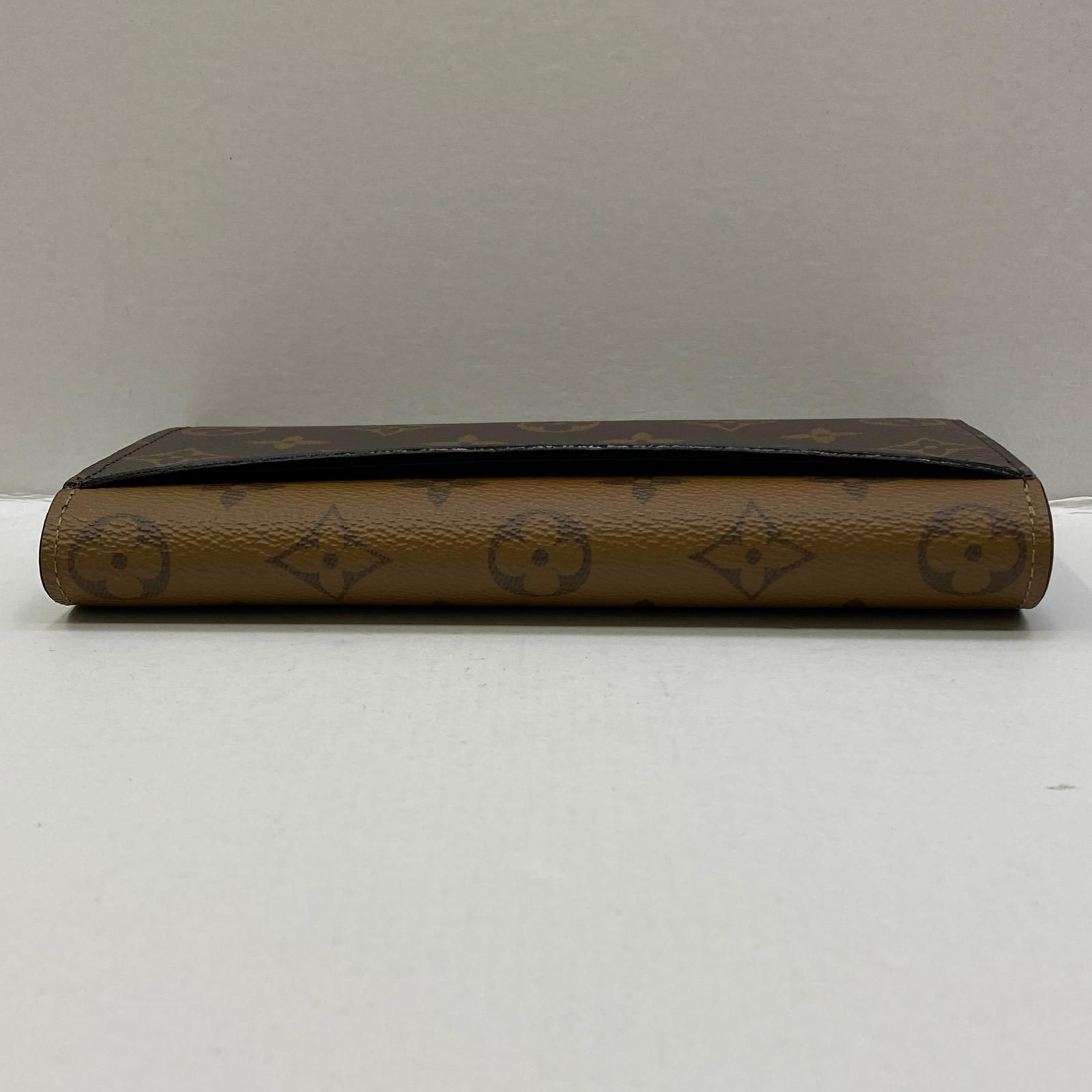 もうすぐ販売終了 加古川店 LOUIS VUITTON ルイ ヴィトン 長財布 ポルトフォイユ エミリー M82157 モノグラム リバース 125 受容的な