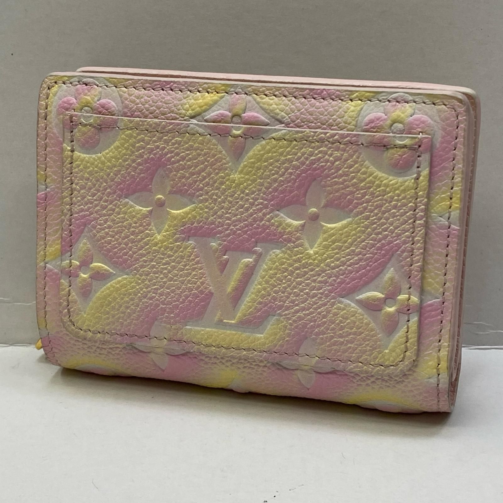 加古川店 LOUIS VUITTON ルイ ヴィトン 二つ折り財布 ポルトフォイユク M81529 モノグラム アンプラント 125