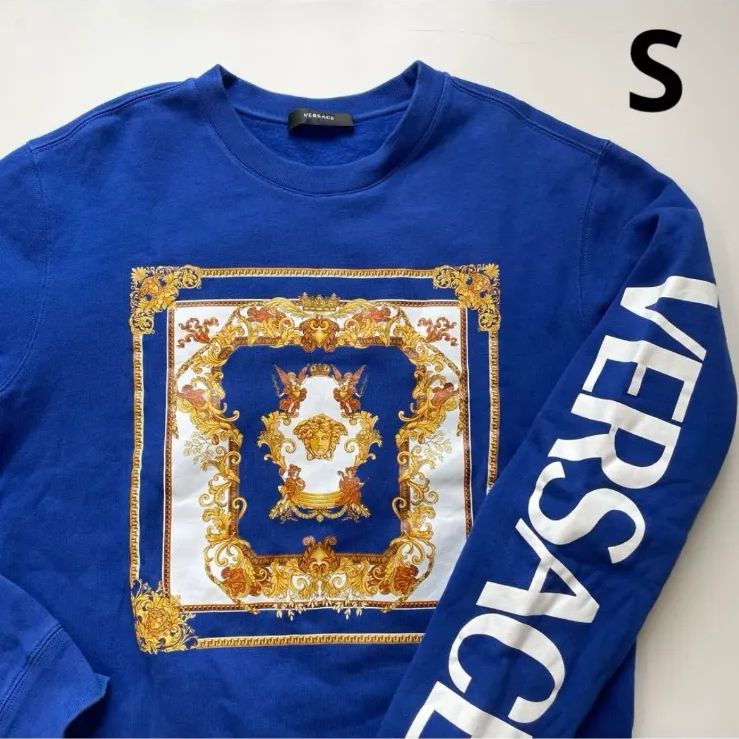 VERSACE ヴェルサーチ ロゴ メデューサ グレカ模様 スウェット