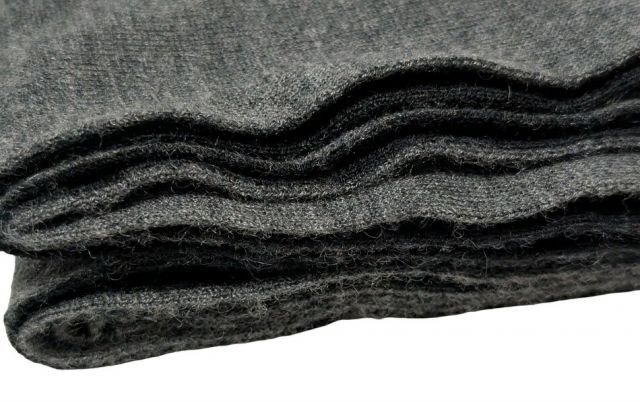 エルメス マフラー リバーシブル Hロゴ ブラック グレー カシミヤ70