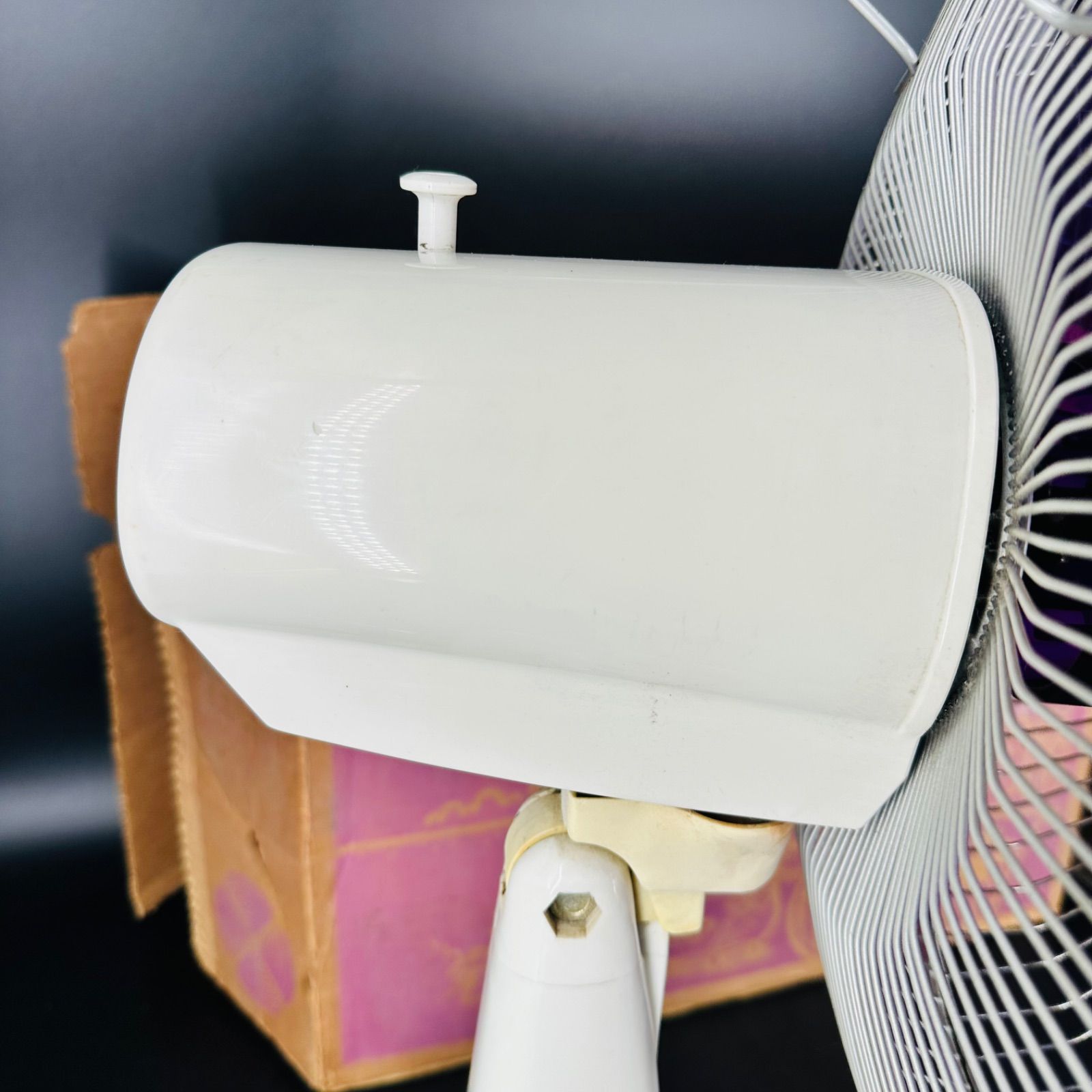 TOSHIBA 東芝扇風機 卓上扇 F132T(L) 紫 30cm 昭和レトロ - メルカリ