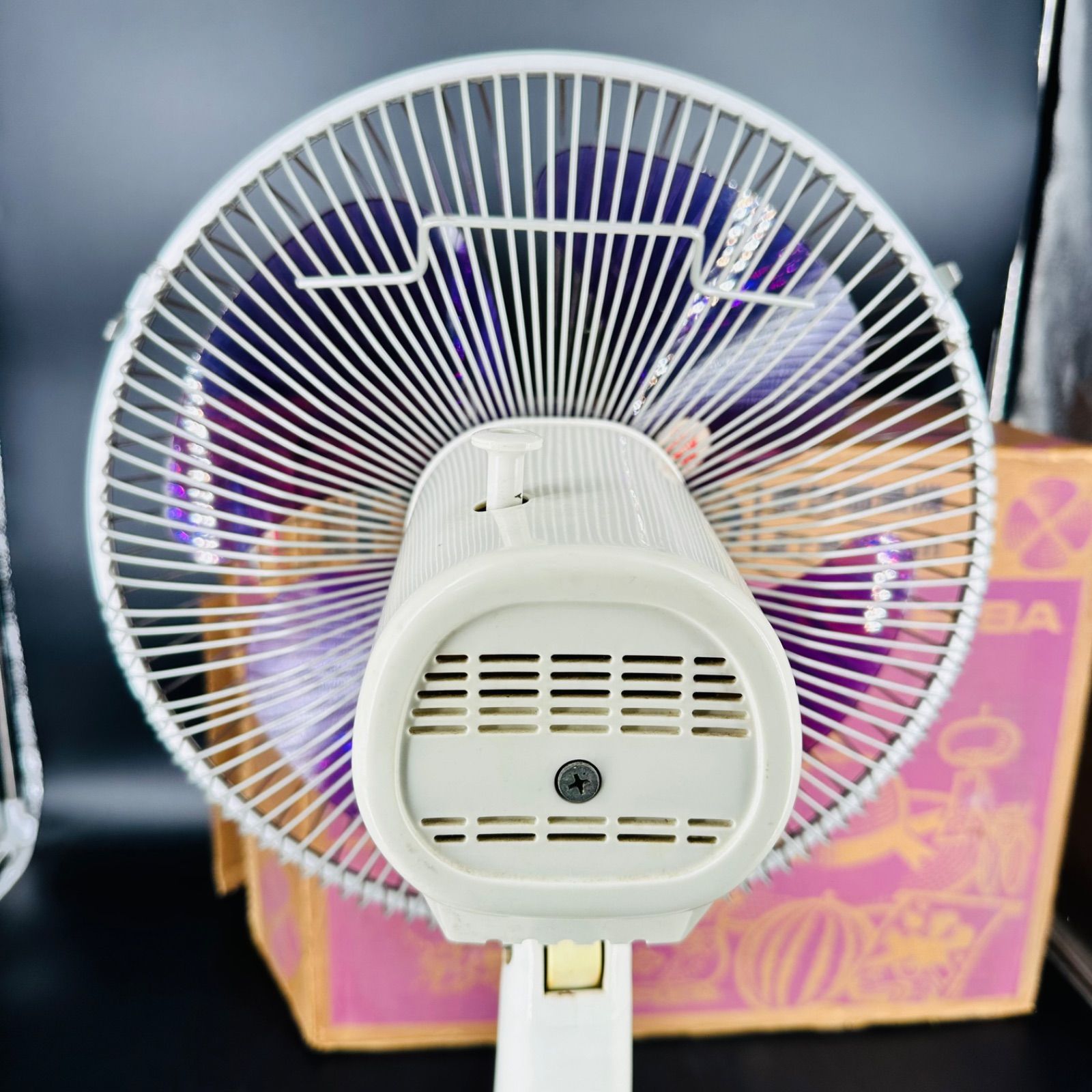 TOSHIBA 東芝扇風機 卓上扇 F132T(L) 紫 30cm 昭和レトロ - メルカリ