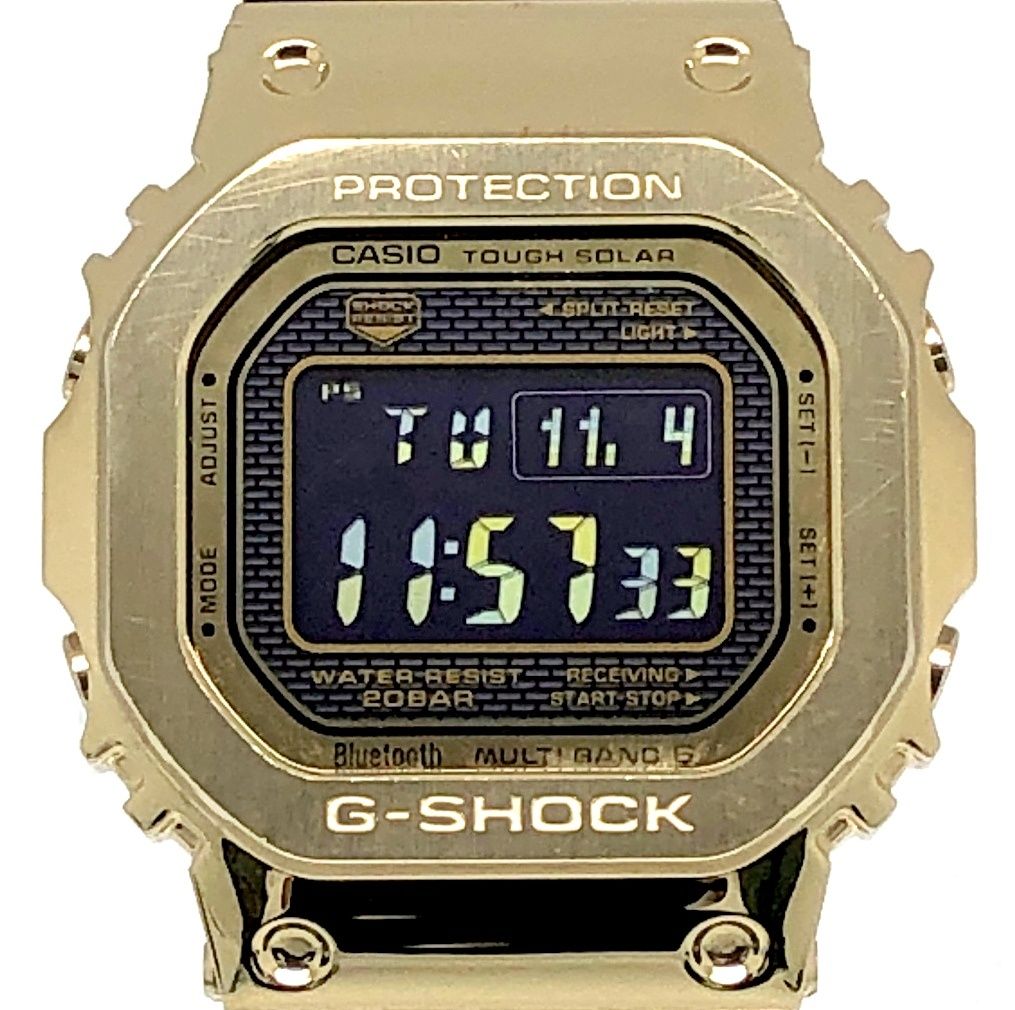 G-SHOCK ジーショック GMW-B5000GD-9 フルメタル ゴールド 電波ソーラー Bluetooth搭載 モバイルリンク LEDバックライト