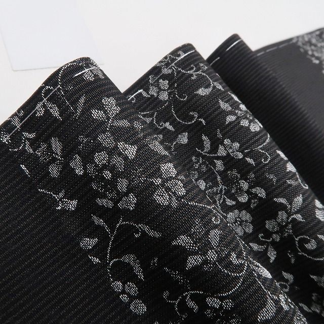 新品 唐花 着物 正絹“芽生える素敵な時間”仕付糸付 トールサイズ 小紋4228 ❁tomihisa❁新品 リーフ柄 ボタニカル 着物 正絹 仕付け糸付 トール