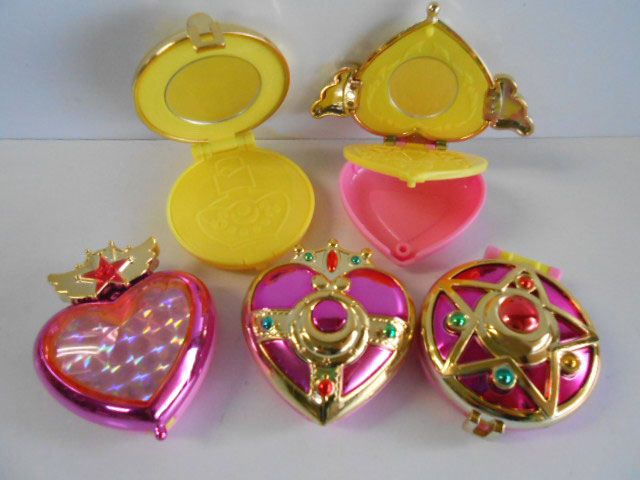 ★Kbn06Nz　美少女戦士セーラームーン変身コンパクトミラー全5種 ガシャポン ☆Kbn06Nz 美少女戦士セーラームーン変身コンパクトミラー全5種