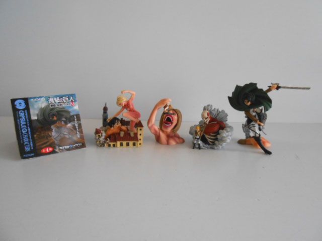 ♯Kqt17Rz カプセルQ 進撃の巨人絶望と反攻のヴィネット2全4種 - メルカリ