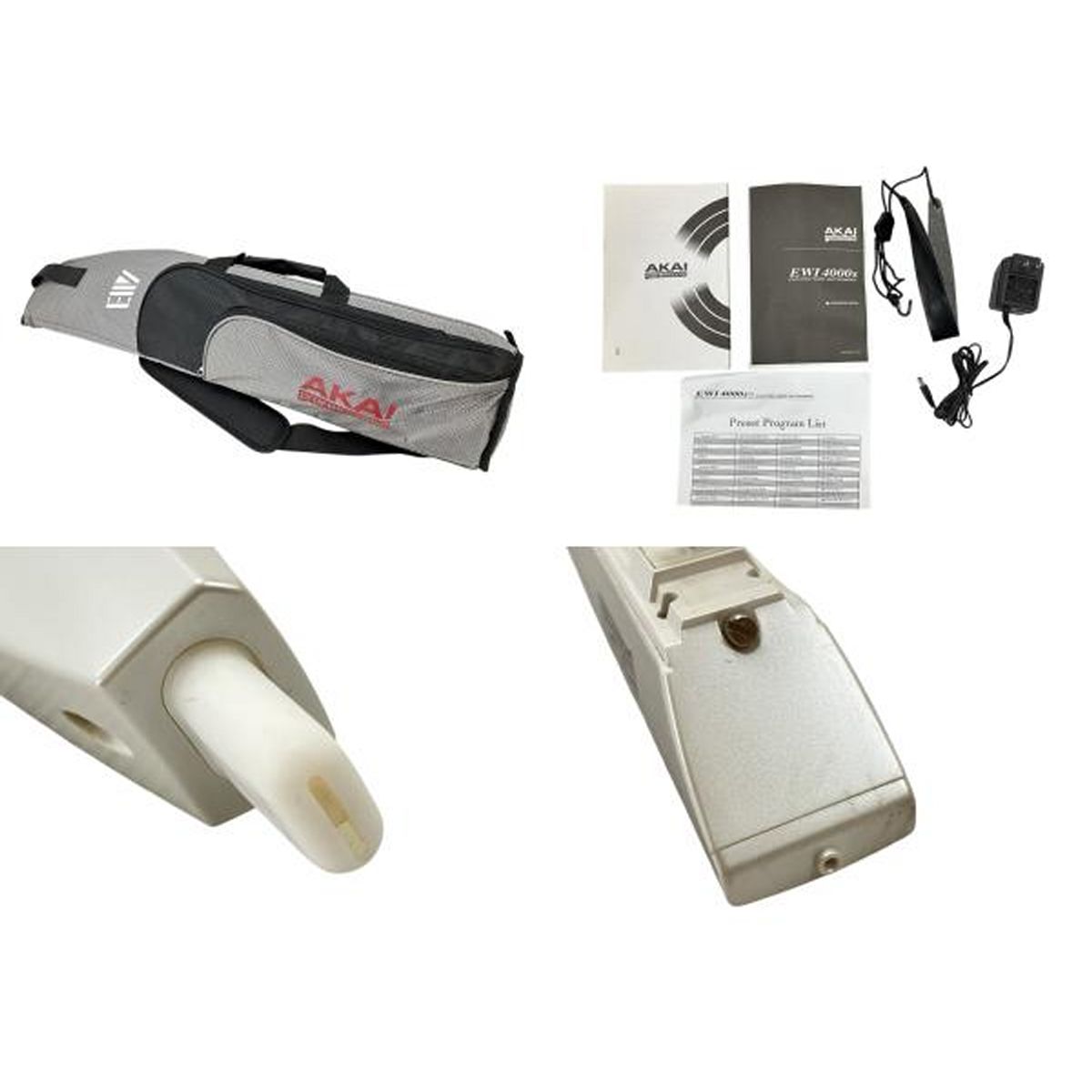 AKAI Professional EWI4000SW ウインドシンセサイザー 電子楽器 ケース