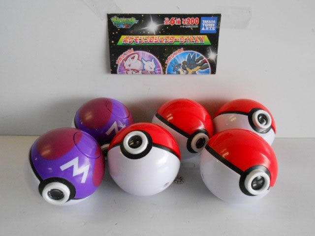 ♯Kqc25KZポケモンプロジェクターライトXY全6種