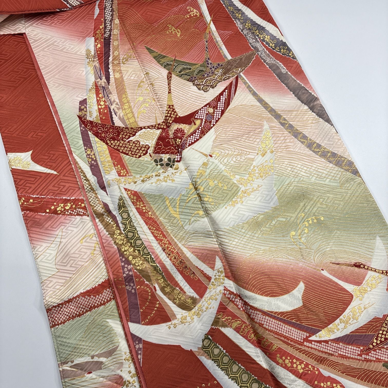 着物まとめ売り 正絹振袖 8枚 リメイク素材 正絹 振袖 8枚 着物まとめ売り