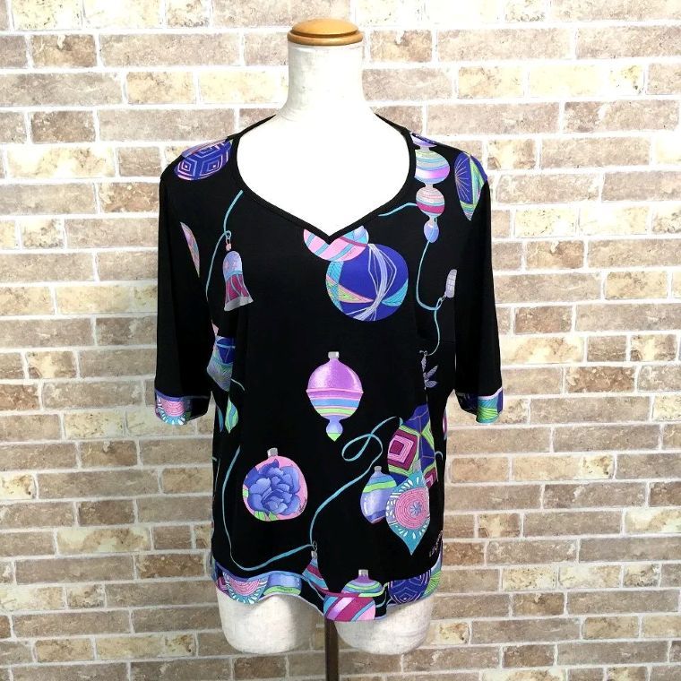 み LEONARD トップス 44 ブラック 462