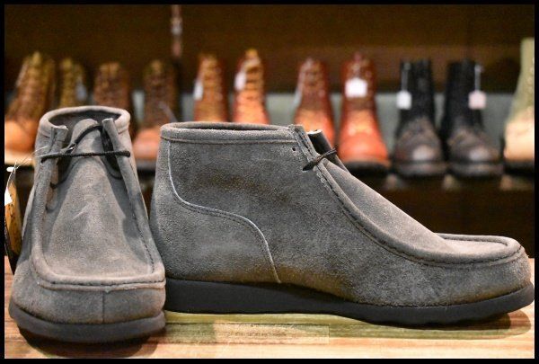 8EEE DEAD BEAMS別注 01年 レッドウィング 8892 ワラビー スエード グレー 灰色 短靴 レースアップ ブーツ redwing HOPESMORE FJ092