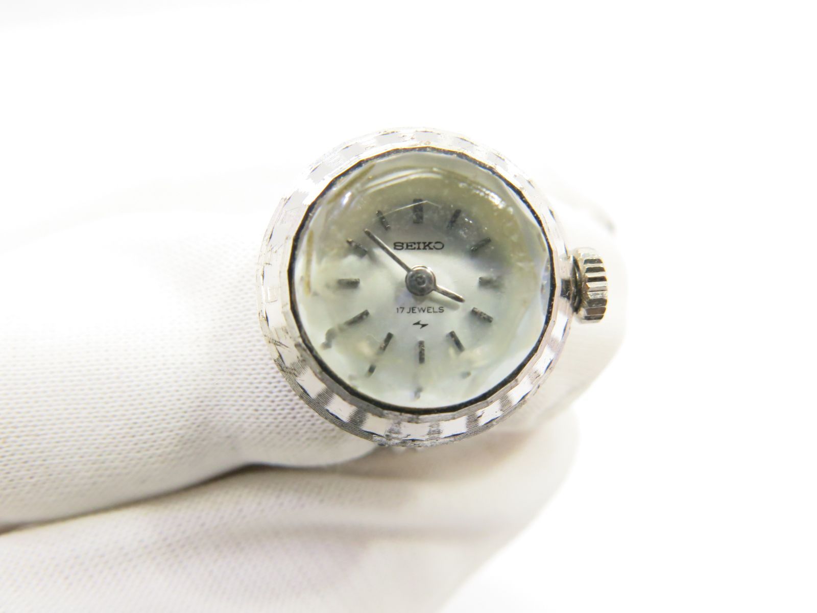  セイコー リングウォッチ 10～11号 11-0290 レディース手巻き SEIKO 手巻き時計 腕時計(アナログ)