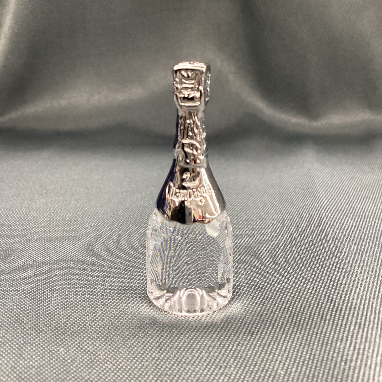 中古品】SWAROVSKI スワロフスキー シャンパンボトル 置物 - メルカリ