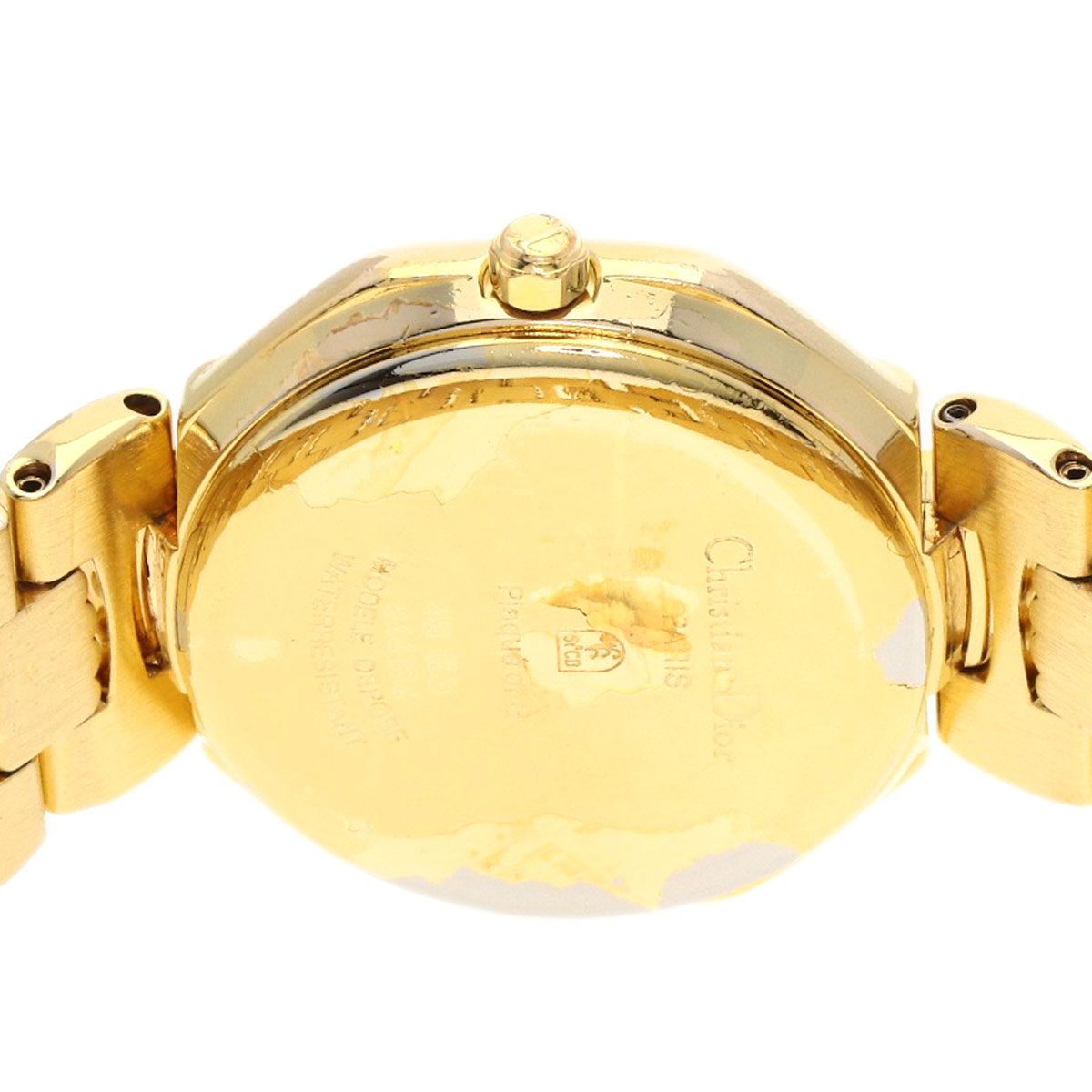 CHRISTIAN DIOR クリスチャンディオール D48-153 オクタゴン 腕時計 GP  