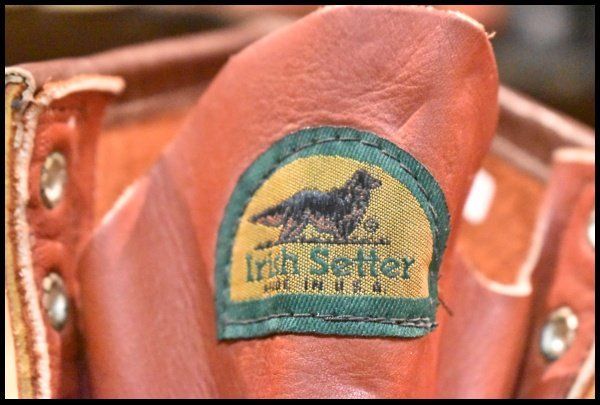  9 5 D DEAD 半円犬タグ 98年 レッドウィング 8175 ビブラム アイリッシュセッター 赤茶 モックトゥ 編み上げ ブーツ redwing FJ 471 ワークブーツ ブーツ 革靴