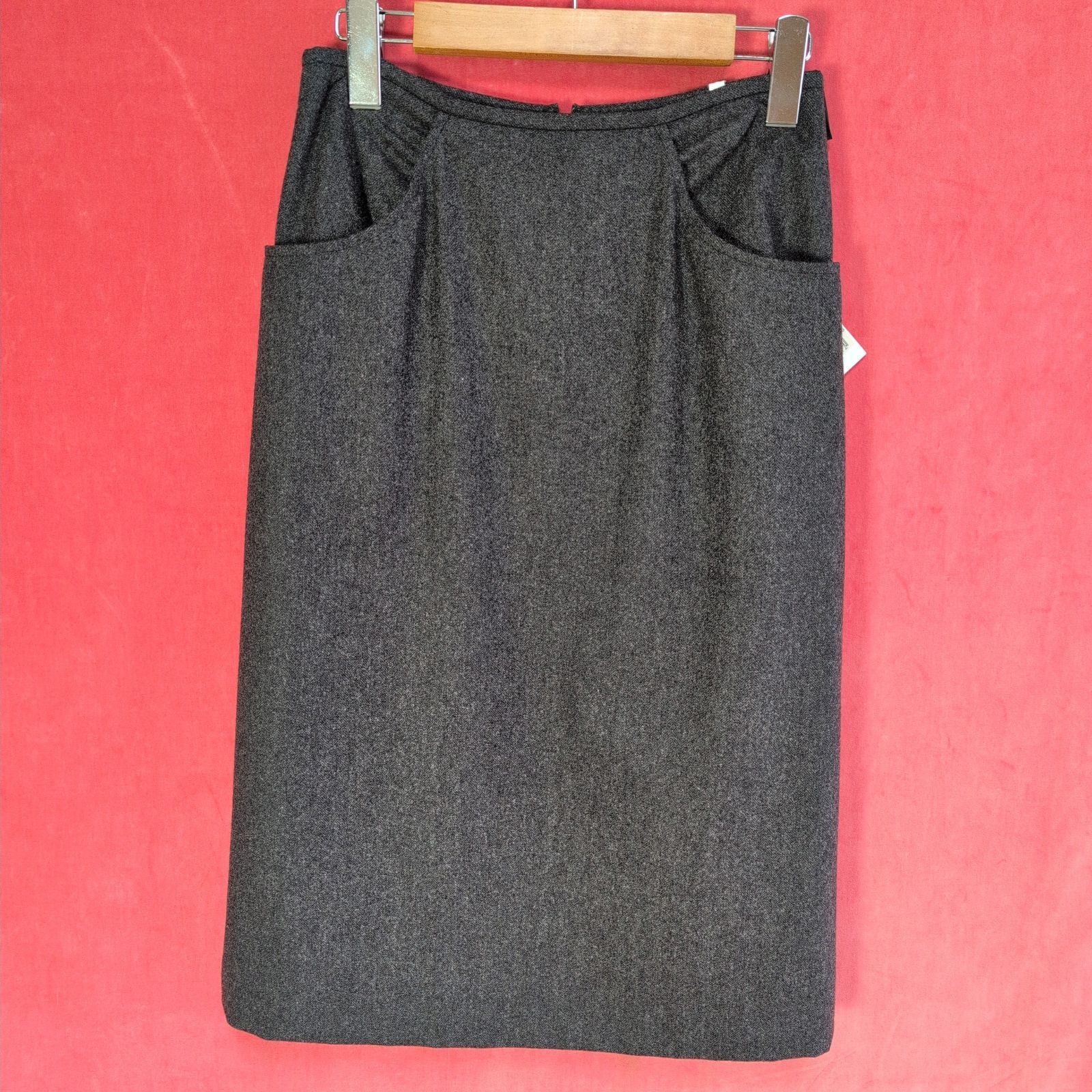Salvatore Ferragamo フェラガモ タイトスカート ひざ丈 ウール カシミヤ混 レディース イタリア製