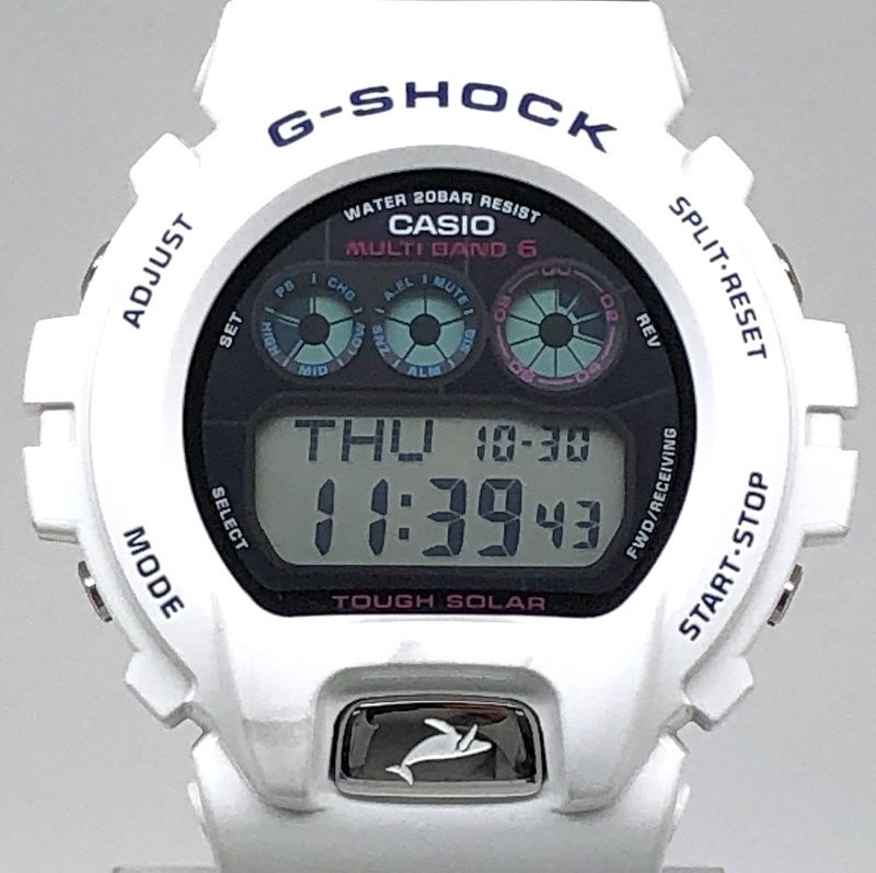 G-SHOCK ジーショック GW-6900K-7 イルクジ2011 電波ソーラー ホワイト×ブルースケルトン イルカクジラ 2011年6月発売