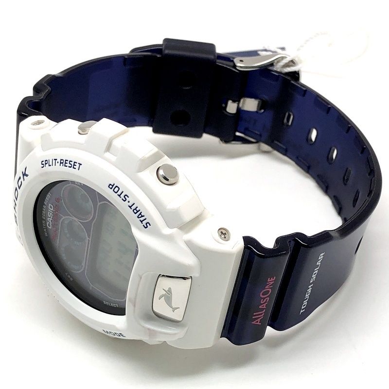  G SHOCK ジーショック GW 6900 K 7 イルクジ2011 電波ソーラー ホワイト ブルースケルトン イルカクジラ 2011年 発売 腕時計(デジタル) 時計