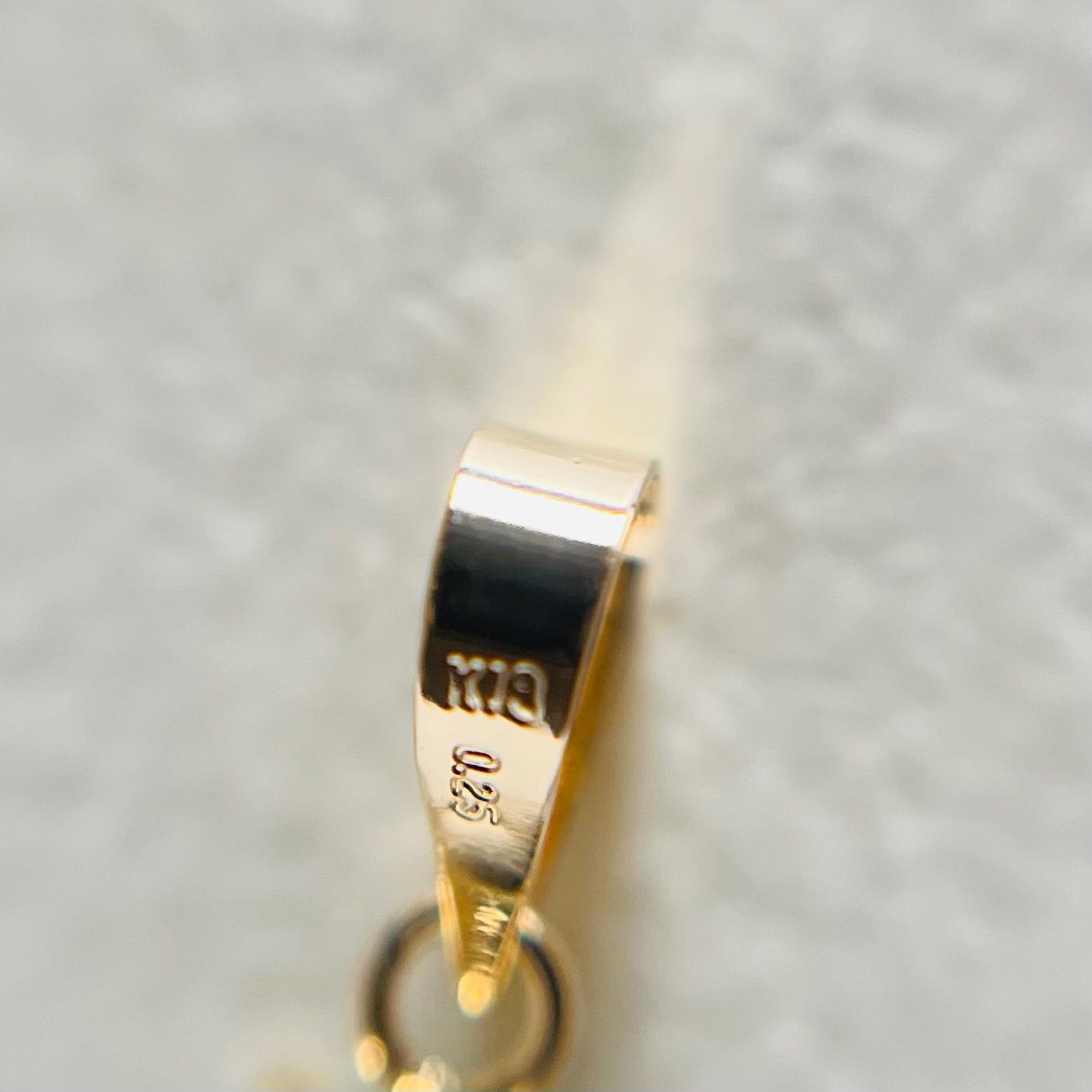 K18 天然石エメラルド ペンダントトップ 18金イエローゴールド PEAR