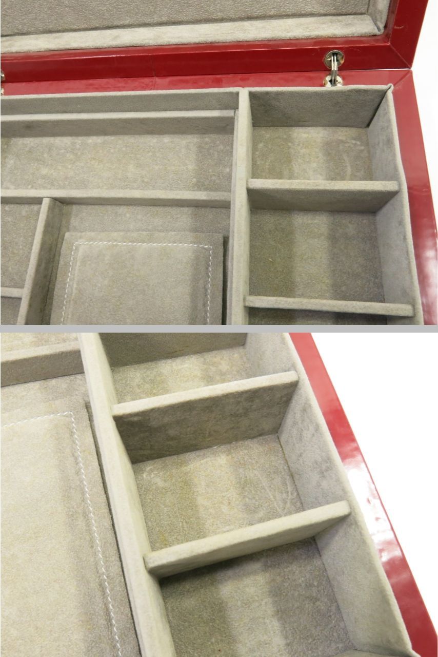  ポンテヴェッキオ ジュエリーボックス 赤 Ponte Vecchio その他 アクセサリー