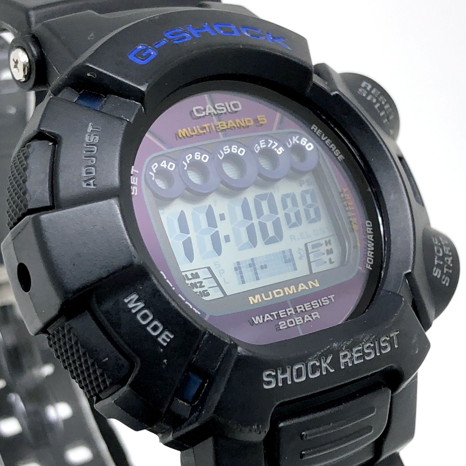 【美品】CASIO GW-9025C MUDMAN 【電波ソーラー】 GW-9025C-1JFサポートページ | CASIO