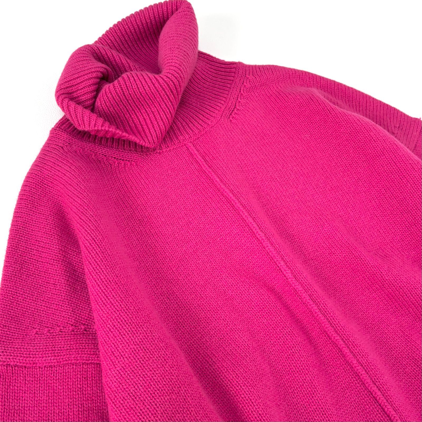 未使用 自由区(38)カシミヤメリノウールニット　パープル　PAPI FABIO 未使用 自由区(38)カシミヤメリノウールニット パープル PAPI FABIO