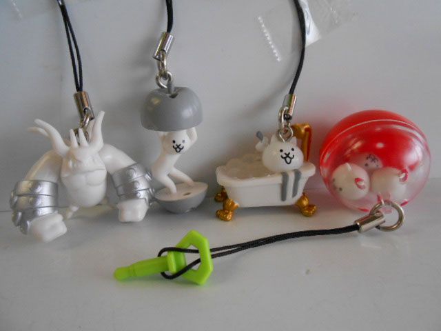 ♯Kfg30CZ にゃんこ大戦争だにゃ! ストラップ3 フルコンプ 全7種