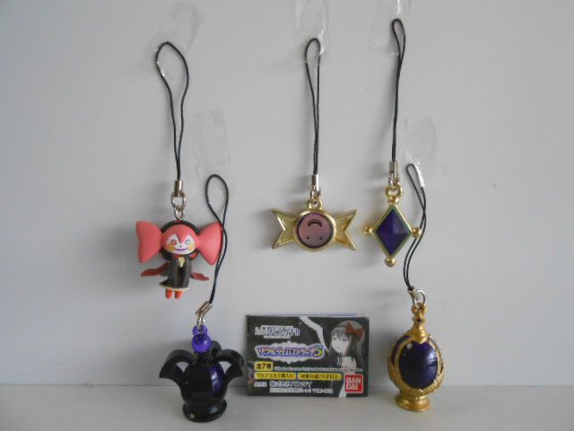 ♯Kfn 25 IZ 魔法少女まどか マギカソウルジェム ストラップ5 5種