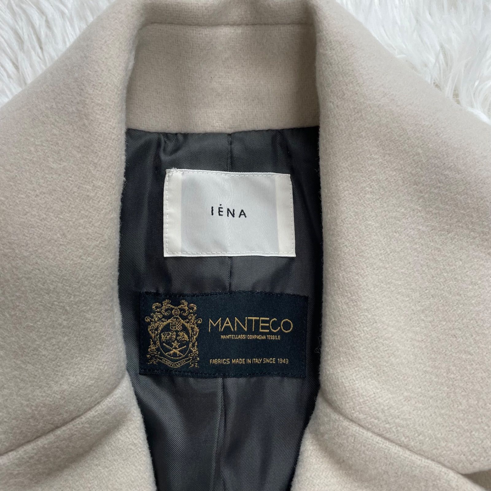 美品 IENA×MANTECO イエナ×マンテコ オーバーチェスターコート ロング 