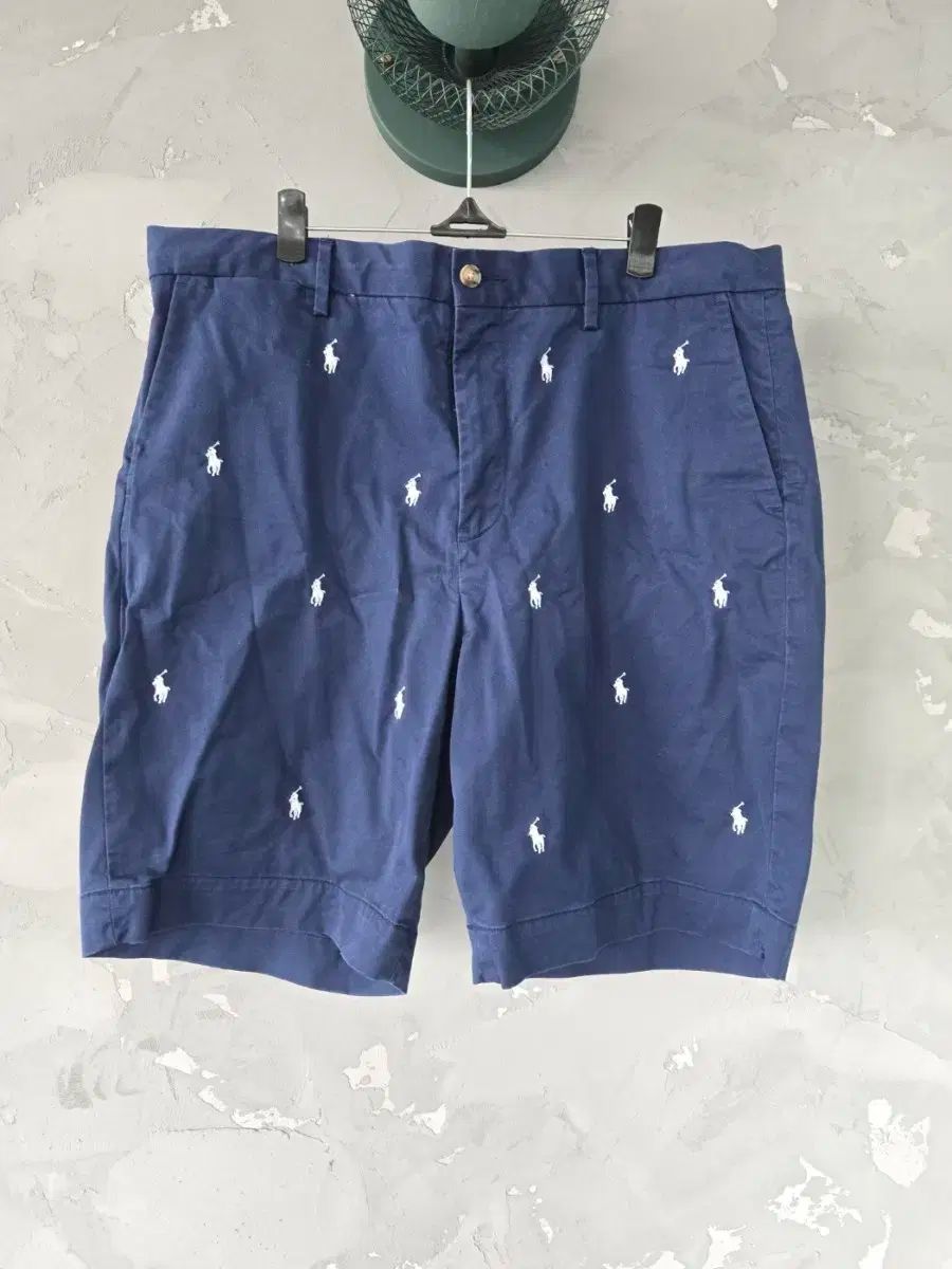 ポロラルフローレン ネイビー ハーフパンツ ポニー パータン ウエスト34 36