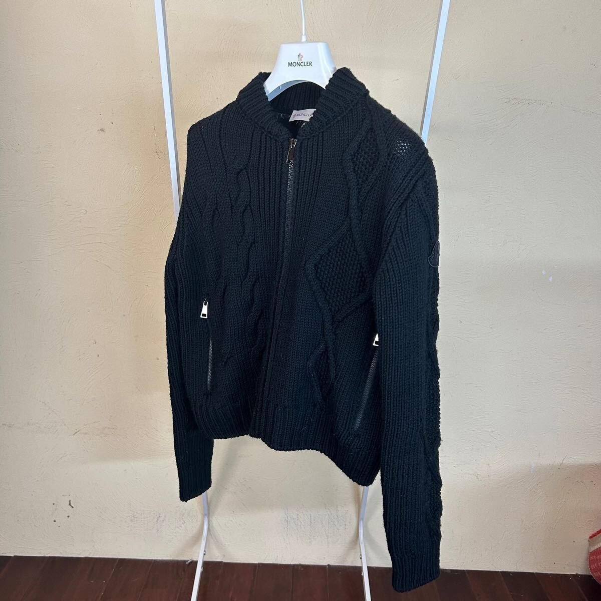 MONCLER モンクレール ダウンニット ジャケット黒xs - メルカリ