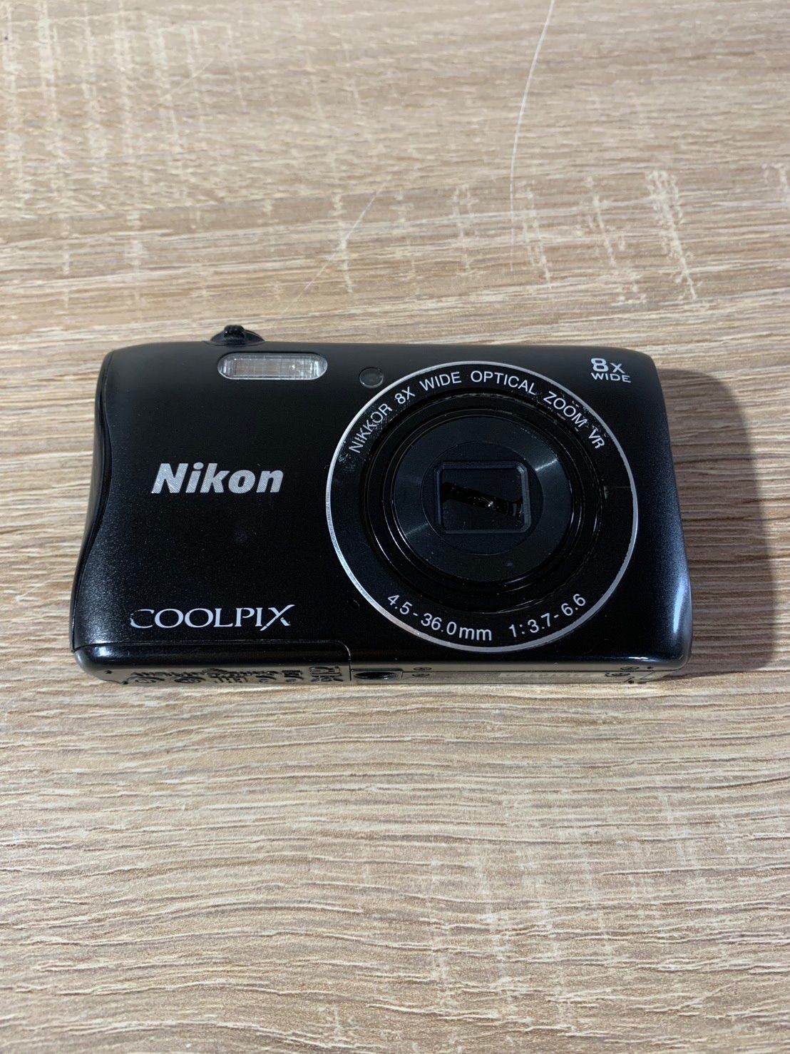 6378 Nikon ニコン COOLPIX S3700 ブラック デジカメ