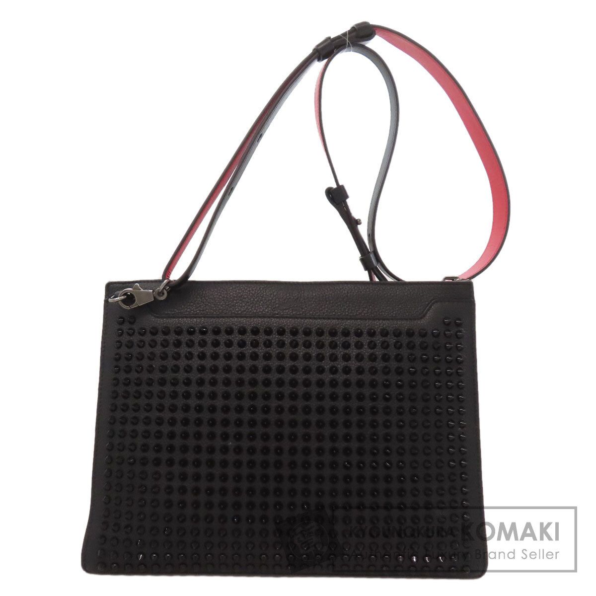 Christian Louboutin クリスチャンルブタン スタッズ ショルダーバッグ 