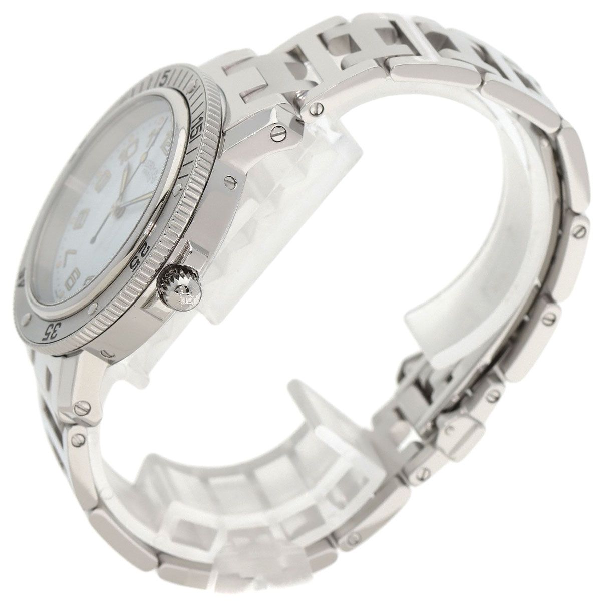 HERMES エルメス CL7.710 クリッパー ダイバー 腕時計 SS SS メンズ