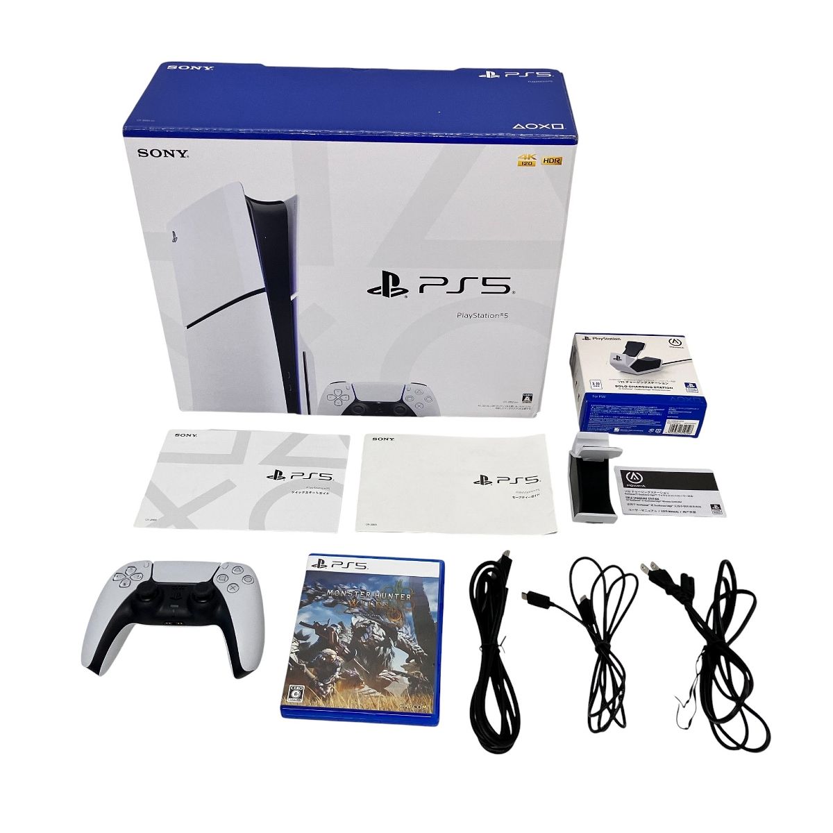 SONY CFI 2000 Play Station 5 プレイステーション PS カセット チャージングステーション付き 家庭用ゲーム機 良好