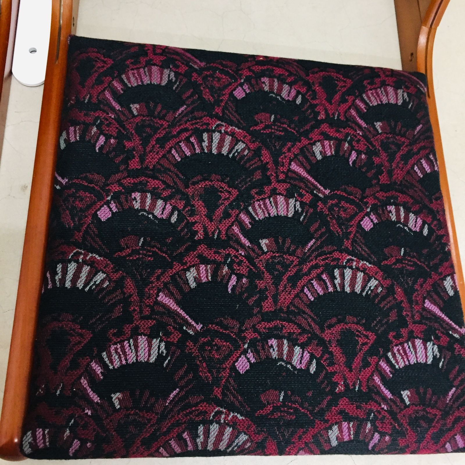 S【アンティーク】木製折りたたみ 座椅子 レトロ 家具 昭和 2脚セット