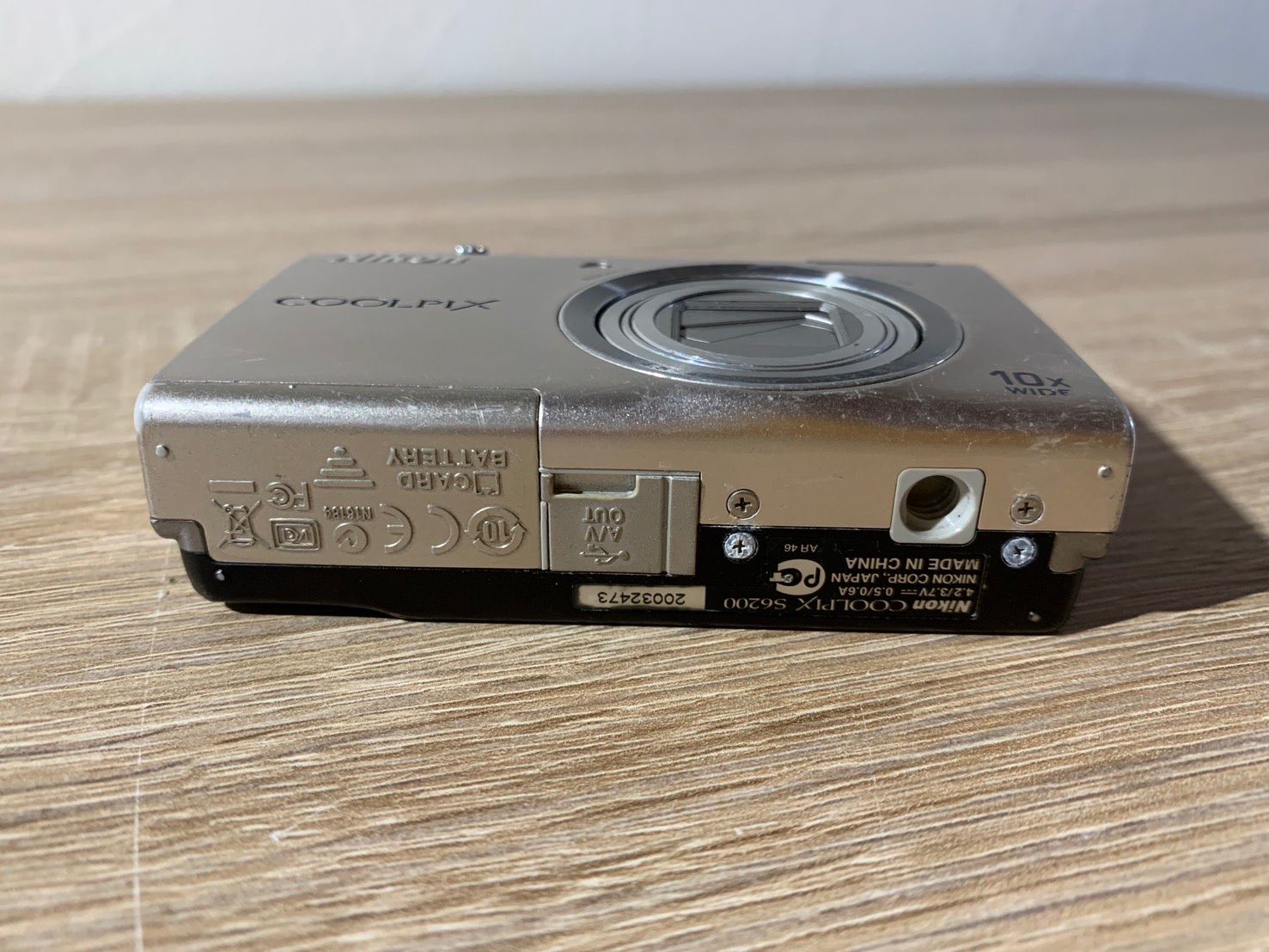 6380 Nikon ニコン COOLPIX S6200 シルバー デジカメ - メルカリ