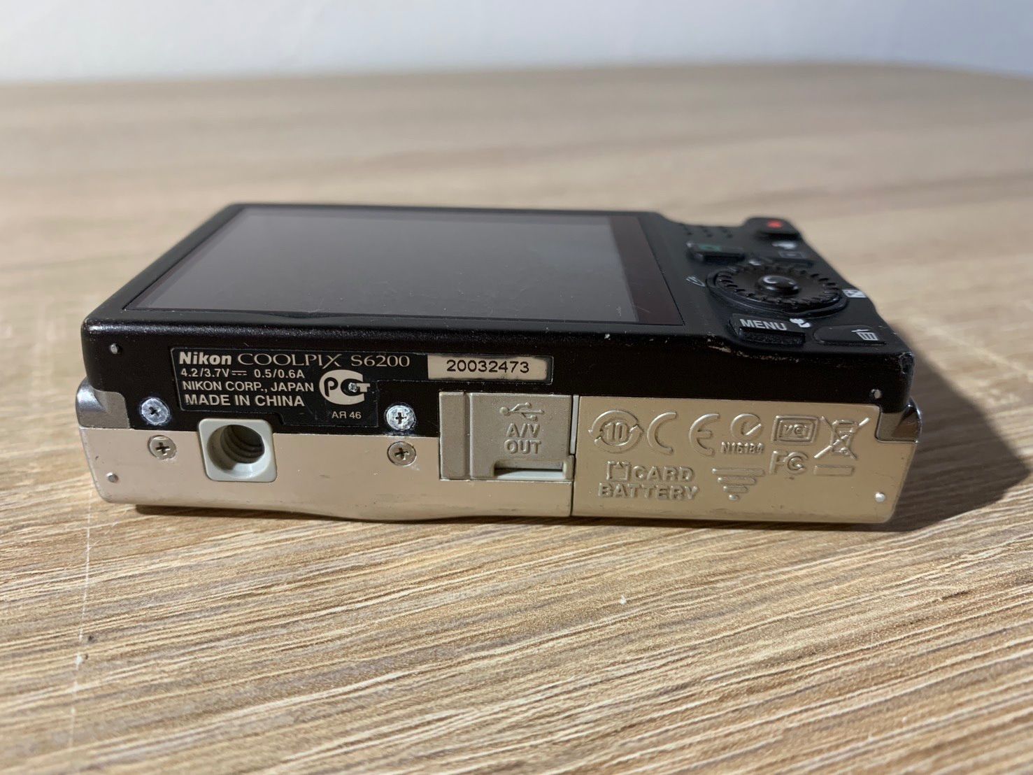 6380 Nikon ニコン COOLPIX S6200 シルバー デジカメ - メルカリ