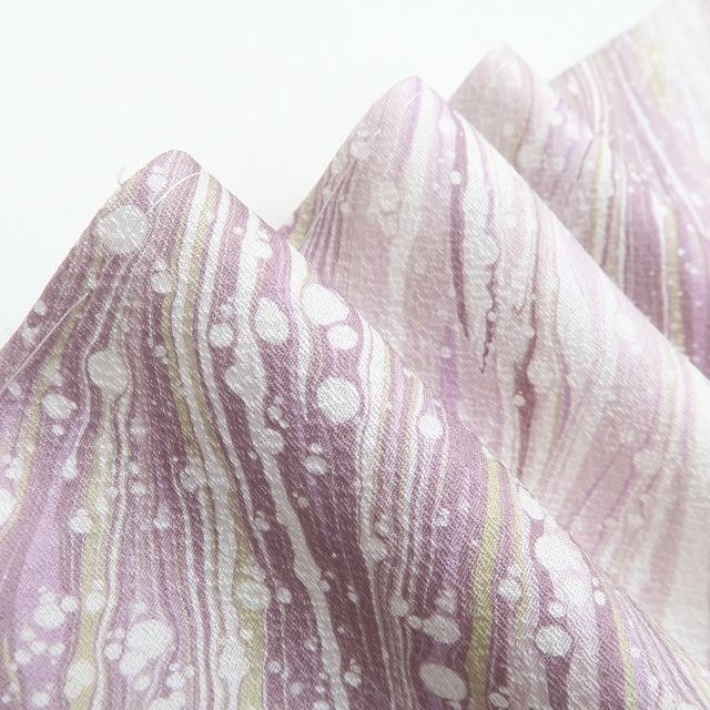 全通袋帯　(墨流し紋様　未使用　やまと誂製　長尺) 正絹袋帯 田中伝機業店 そのべの墨流し ブルー 単衣・夏用 | 袋帯