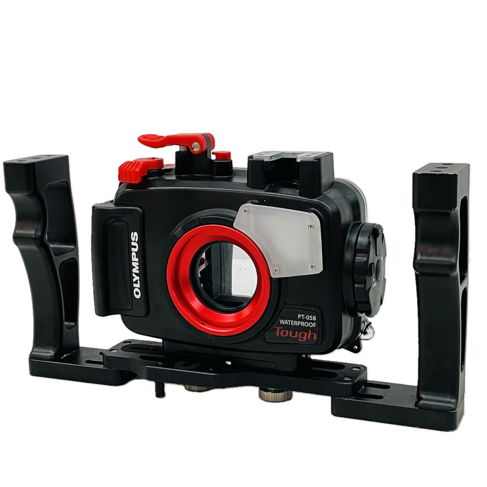 OLYMPUS オリンパス PT 058 防水プロテクター グリップベース付き カメラ 海 水中