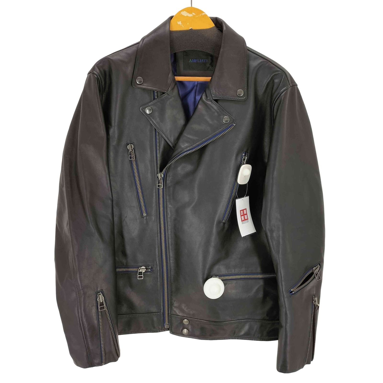 ユーズドフルギ 古着 AMPLIATE Tanning Pony Double Riders Jacket メンズ XXL